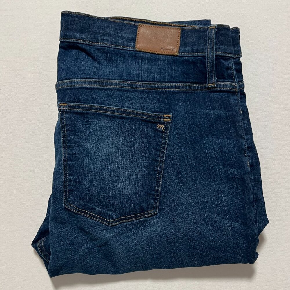 Madewell Skinny Jeans 10" High Rise Comfy Stretch Medium Wash Women's size 36